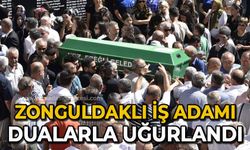 Zonguldaklı iş insanı son yolculuğuna uğurlandı