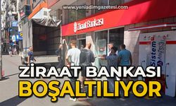 Ziraat Bankası boşaltılıyor