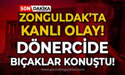 Zonguldak'ta kanlı olay: Dönercide bıçaklar konuştu!