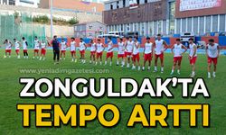 Zonguldak Kömürspor'da tempo arttı