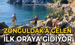 Zonguldak'a gelen ilk oraya gidiyor