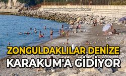 Zonguldaklılar denize Karakum'a gidiyor