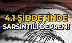 4.1 şiddetinde deprem: Vatandaş sokağa döküldü!