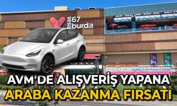 AVM'den alışveriş yapana araba kazanma fırsatı