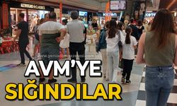 Vatandaşlar AVM'ye sığındı: Full çekti