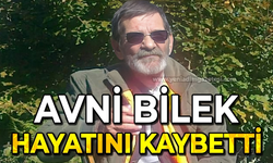 Avni Bilek hayatını kaybetti