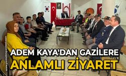 Adem Kaya'dan gazilere anlamlı ziyaret