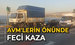 AVM'lerin önünde feci kaza