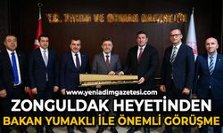 Zonguldak heyetinden Bakan İbrahim Yumaklı ile önemli görüşme