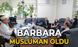 Alman vatandaşı Barbara, Zonguldak'ta müslüman oldu