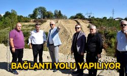 Bağlantı yolu yapılıyor