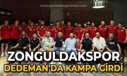 Zonguldakspor Dedeman Otel'de kampa girdi