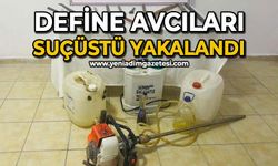 Define avcıları suçüstü yakalandı