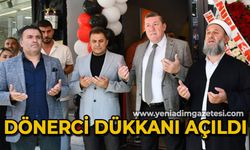 Dönerci dükkanı açıldı