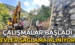 Çalışmalar başladı: Evler sağlama alınıyor