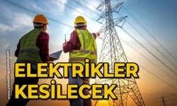 Elektrikler kesilecek