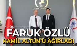 Faruk Özlü, Kamil Altun'u ağırladı