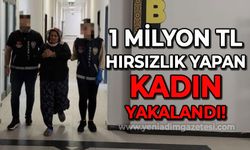 1 milyon TL değerinde hırsızlık yapan kadın yakalandı!