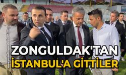 Zonguldak'tan İstanbul'a gittiler