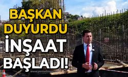 Kamil Altun duyurdu: İnşaat çalışmaları başladı