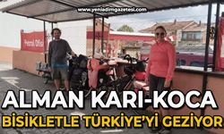 2 bin 300 km pedal çeviren Alman karı koca Türkiye’yi geziyor