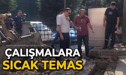 Altuğ Dökmeci'den çalışmalara sıcak temas: Yerinde inceledi