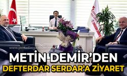 Metin Demir'den Defterdar Recep Serkan'a ziyaret