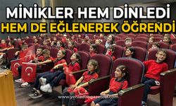 Minikler hem dinledi, hem de eğlenerek öğrendi: Gürkan Kap'tan önemli eğitim