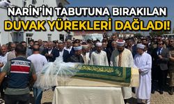 Narin'in tabutuna bırakılan duvak yürekleri dağladı