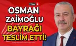 Osman Zaimoğlu bayrağı teslim etti: İşte o anlar!