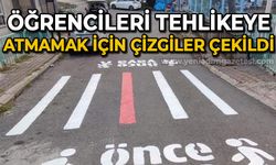 Öğrencileri tehlikeye atmamak için çizgiler çekildi