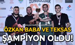 Özkan Baba ve Teksas Sampiyon oldu