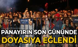 Binlerce kişi panayırın son gününde doyasıya eğlendi