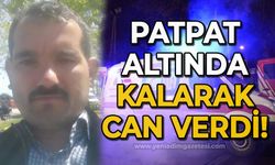 Tamir etmek istediği patpatın altında can verdi