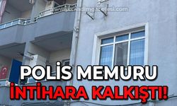 Polis memuru intihara kalkıştı!