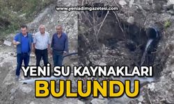 Yeni su kaynağı bulundu