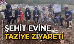 Şehit evine taziye ziyareti