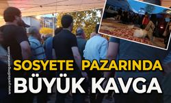 Sosyete  pazarında büyük kavga