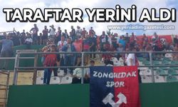 Zonguldakspor taraftarı Tepecik'te yerini aldı