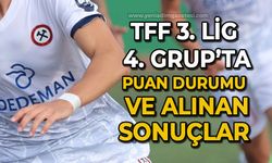 TFF 3. Lig 4 Grup'ta 2. hafta alınan sonuçlar ve oluşan puan durumu