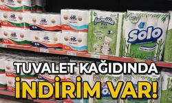 Tuvalet kağıdında büyük indirim!