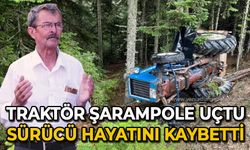 Traktör şarampole devrildi: Sürücü Tahsin Keskinışık hayatını kaybetti!