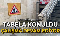 Tabela konuldu: Valilik altında çalışma devam ediyor