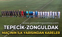 Tepecikspor - Zonguldak maçının ilk yarısından kareler