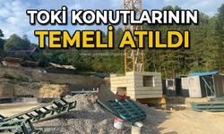 TOKİ konutlarının temeli atıldı