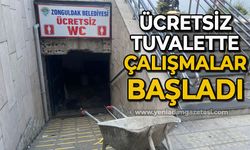 Ücretsiz tuvalette çalışmalar başladı