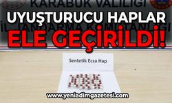 Sentetik uyuşturucu haplar ele geçirildi