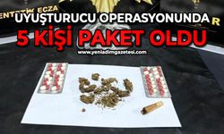 İki ayrı uyuşturucu operasyonu: 5 gözaltı