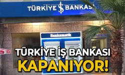 Türkiye İş Bankası Şubesi kapanıyor