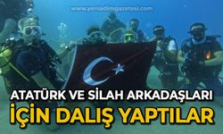 Bu dalış Atatürk ve silah arkadaşları için!